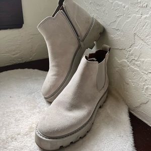 Grey Chelsea Boots